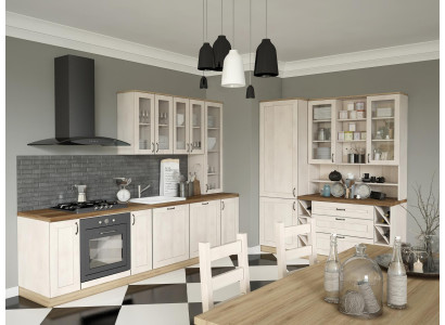 Cuisine classique Armoire de cuisine compacte Armoire haute Armoire murale sur mesure